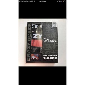 CRAZY BOXER Disney Aristocats Cats 3-pack Mens Size XL Boxers NEW IN BOX